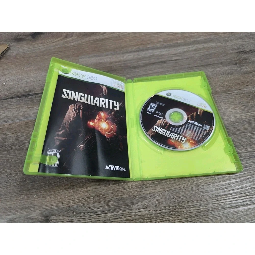 Singularity (Microsoft Xbox 360, 2010)CIB w/Manual-Tested & Working